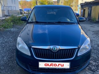 2013 Skoda Fabia II Рестайлинг, синий, 499000 рублей, вид 1