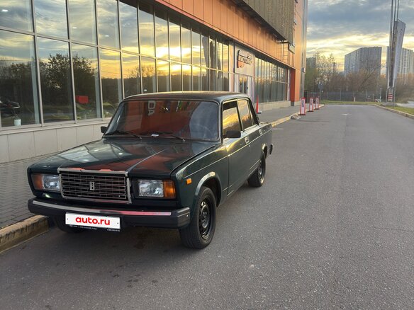 2007 Lada (ВАЗ) 2107, зелёный, 135000 рублей - вид 1