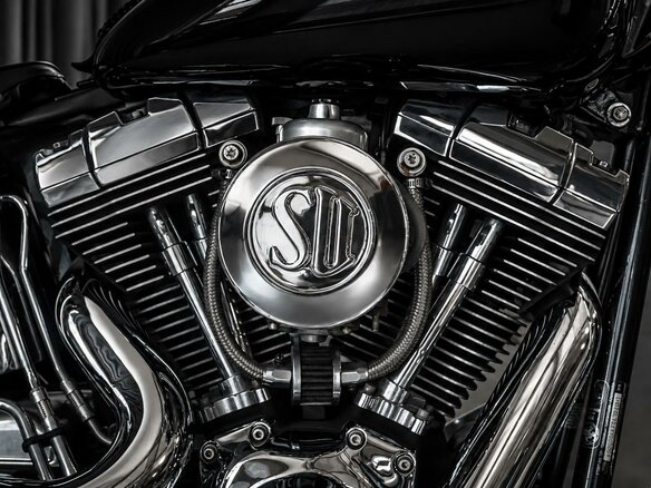 1999 Harley-Davidson Springer Softail, чёрный - вид 11