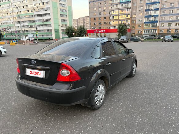 2007 Ford Focus II, чёрный - вид 4