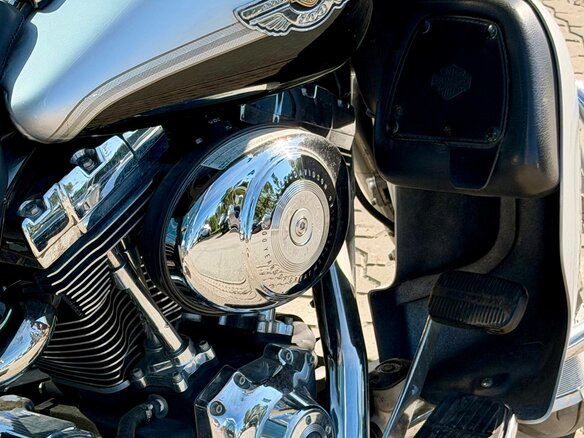 2003 Harley-Davidson Electra Glide, серебристый, 690000 рублей - вид 8