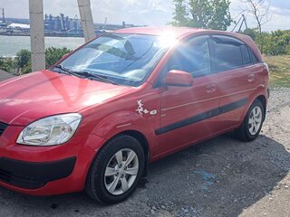 2009 Kia Rio II Рестайлинг, красный, 460000 рублей, вид 2