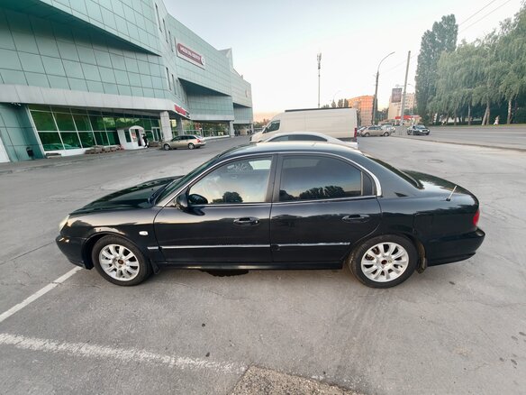 2008 Hyundai Sonata ТагАЗ IV (EF) Рестайлинг, чёрный, 470000 рублей - вид 3