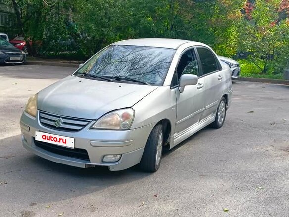 2007 Suzuki Liana I Рестайлинг, серебристый - вид 1