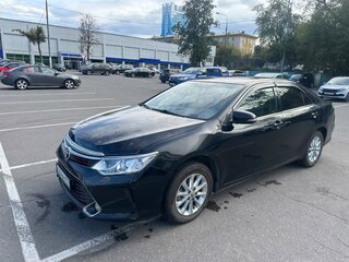 2016 Toyota Camry VII (XV50) Рестайлинг, чёрный, 1600000 рублей, вид 1