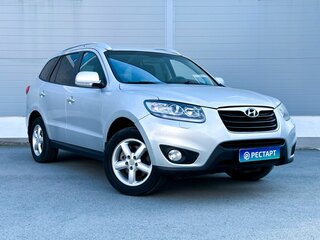 2010 Hyundai Santa Fe II Рестайлинг, серебристый, 1500000 рублей, вид 3