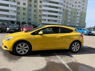 2014 Opel Astra GTC J Рестайлинг, жёлтый, 865000 рублей, вид 4