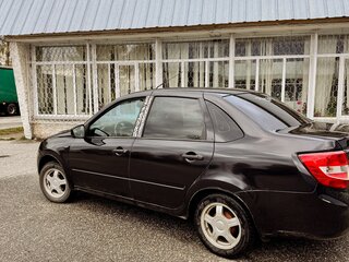 2013 Lada (ВАЗ) Granta I, чёрный, 360000 рублей, вид 4