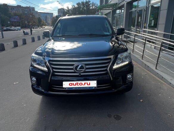2013 Lexus LX 570 III Рестайлинг, чёрный - вид 14