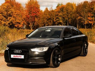 2013 Audi A6 IV (C7), чёрный, 1620000 рублей, вид 1
