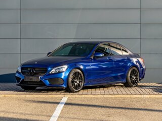 2015 Mercedes-Benz C-Класс 180 IV (W205), синий, 2295000 рублей, вид 1