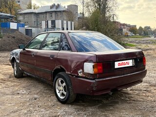 1991 Audi 80 V (B4), красный, 75000 рублей, вид 5