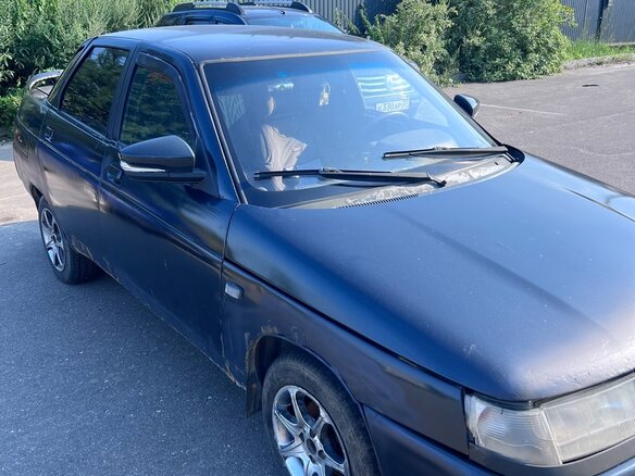2006 Lada (ВАЗ) 2110, чёрный, 105000 рублей