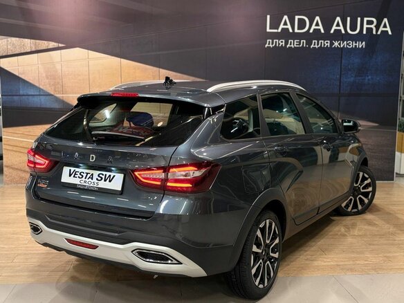 2026 Lada (ВАЗ) Vesta SW Cross I Рестайлинг (NG), серый - вид 15