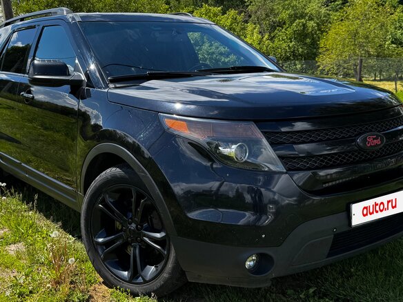 2013 Ford Explorer Sport V, чёрный, 1790000 рублей - вид 1