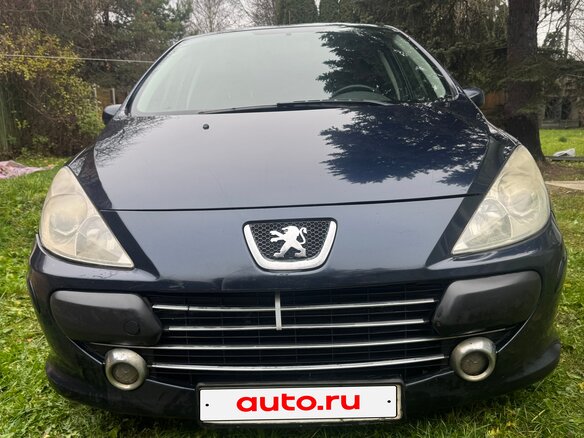 2007 Peugeot 307 I Рестайлинг, синий, 350000 рублей