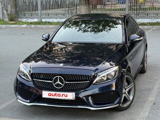 2014 Mercedes-Benz C-Класс 180 IV (W205), синий, 2100000 рублей, вид 3