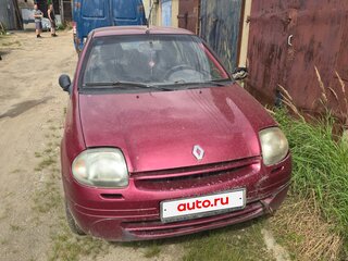 2001 Renault Clio II, красный, 72000 рублей, вид 1