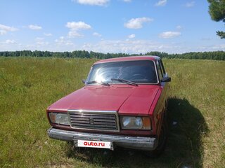 2006 Lada (ВАЗ) 2107, пурпурный, 110000 рублей, вид 1