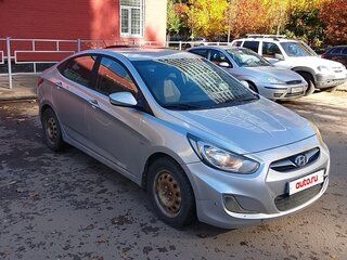 2012 Hyundai Solaris I, серебристый, 750000 рублей, вид 1