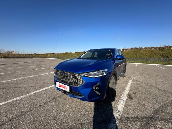 2021 Haval F7x I, синий - вид 9