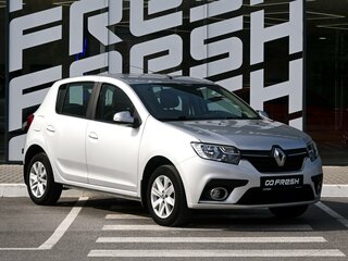 2019 Renault Sandero II Рестайлинг, серебристый, 1059000 рублей, вид 1