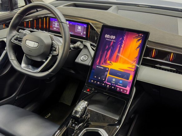 2024 Geely Atlas II, синий - вид 12