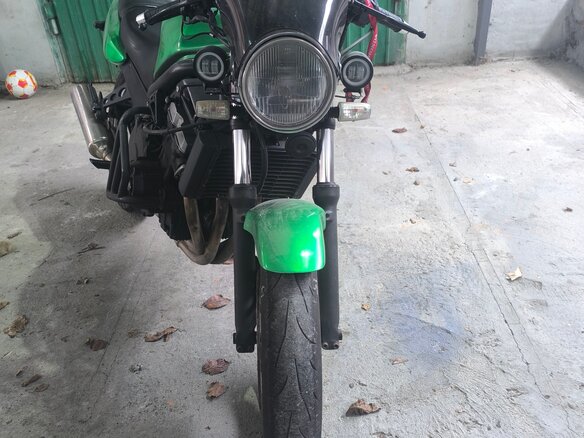 1989 Honda CB-1, зелёный, 185000 рублей - вид 4