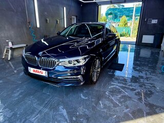 2019 BMW 5 серии 520d VII (G30/G31/G38), синий, 3880000 рублей, вид 1
