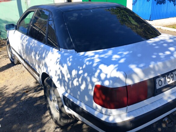 1991 Audi 100 IV (C4), белый, 300000 рублей - вид 2