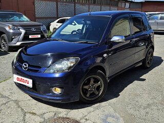 2006 Mazda Demio II (DY) Рестайлинг, синий, 305000 рублей, вид 3