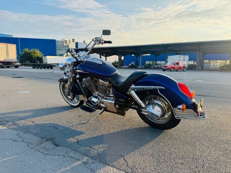 2002 Honda VTX 1800, синий, 635000 рублей, вид 5