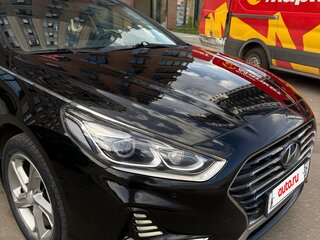 2018 Hyundai Sonata VII (LF) Рестайлинг, чёрный, 1480000 рублей, вид 5