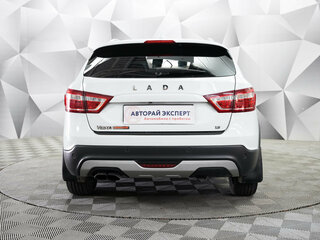 2019 Lada (ВАЗ) Vesta SW Cross I, белый, 991000 рублей, вид 4