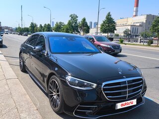 2021 Mercedes-Benz S-Класс 450 Long 4MATIC VII (W223), чёрный, 9400000 рублей, вид 3