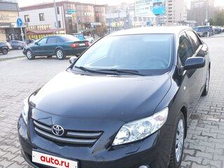 2009 Toyota Corolla X (E140, E150), чёрный, 970000 рублей, вид 3