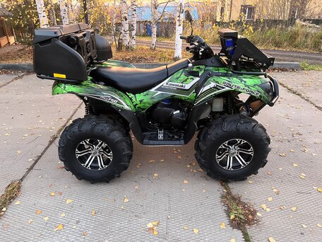 2012 Kawasaki KVF 750 Brute Force, зелёный, 690000 рублей, вид 2