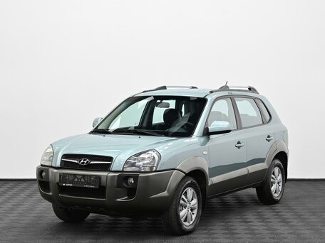 2009 Hyundai Tucson I, голубой, 879000 рублей, вид 3