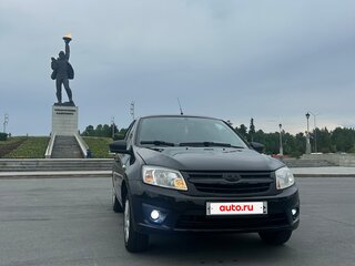 2014 Lada (ВАЗ) Granta I, чёрный, 500000 рублей, вид 2