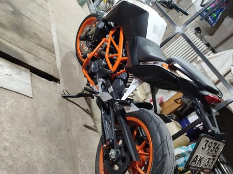 2013 KTM 390 Duke, оранжевый, 400000 рублей, вид 4