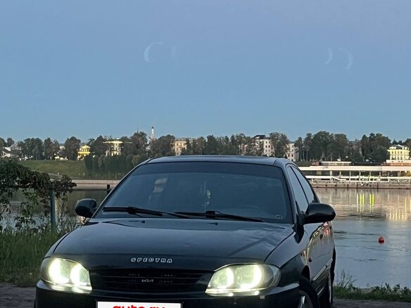 2008 Kia Spectra I Рестайлинг 2, чёрный, 225000 рублей - вид 2