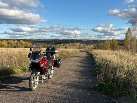2007 Honda XL1000V Varadero, пурпурный, 550000 рублей, вид 5
