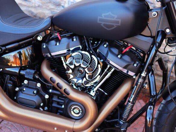 2017 Harley-Davidson Fat Bob, чёрный, 1610000 рублей - вид 14