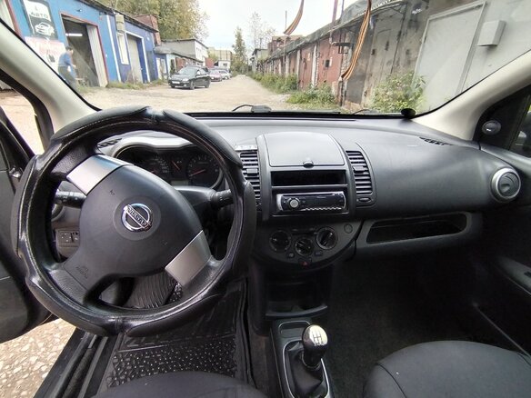 2008 Nissan Note I Рестайлинг, чёрный - вид 5