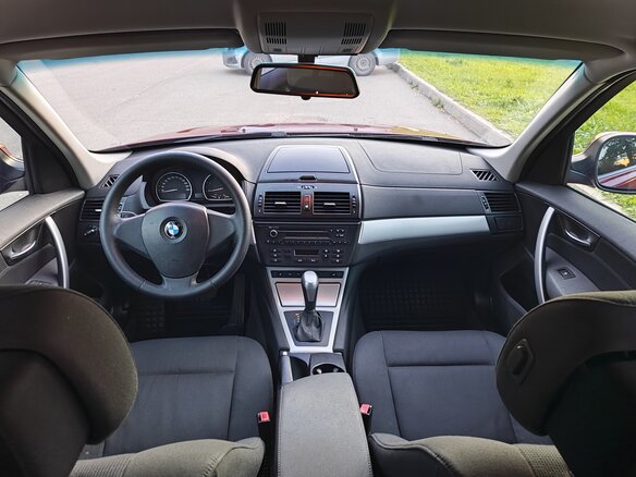 2010 BMW X3 20d I (E83) Рестайлинг, красный, 850000 рублей - вид 9