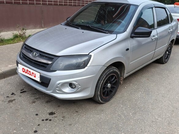 2012 Lada (ВАЗ) Granta I, серебристый, 360000 рублей