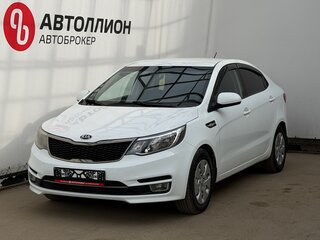2015 Kia Rio III Рестайлинг, белый, 730000 рублей, вид 1