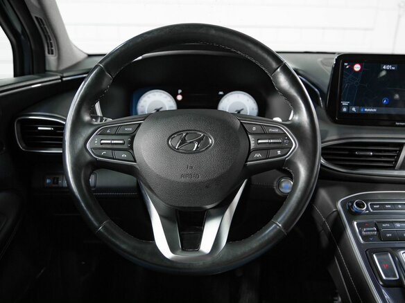 2021 Hyundai Santa Fe IV Рестайлинг, синий, 3589000 рублей - вид 16