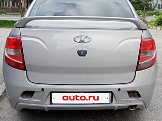 2013 Lada (ВАЗ) Granta I, серебристый, 430000 рублей, вид 2