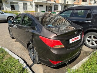 2016 Hyundai Solaris I Рестайлинг, коричневый, 450000 рублей, вид 4